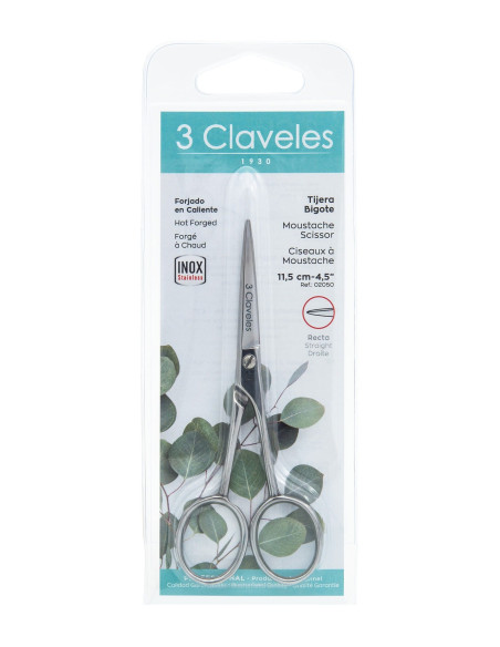 Ciseaux Moustache Droit Inox forgé