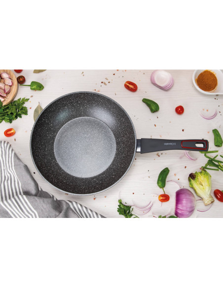 Wok 28 Ø Grey