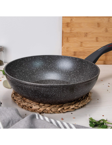 Wok Ø 28 cm. Grey