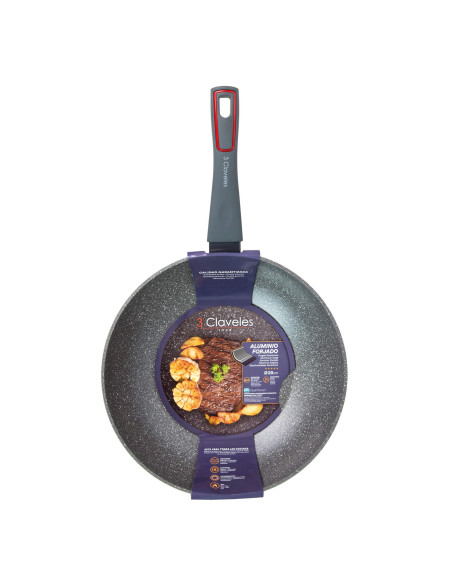 Wok 28 Ø Grey