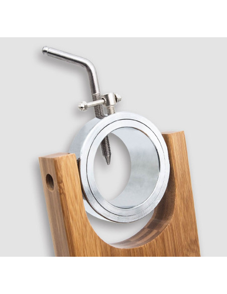 Folding Rotating Ham Holder wood