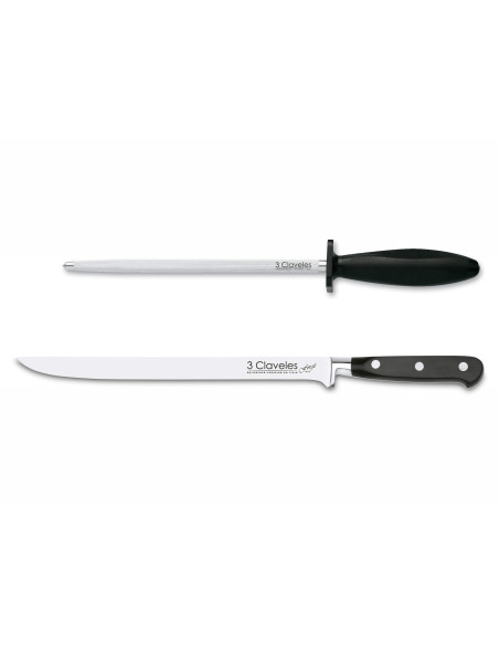 Forgé Slicing Knife & Sharpening Steel Set