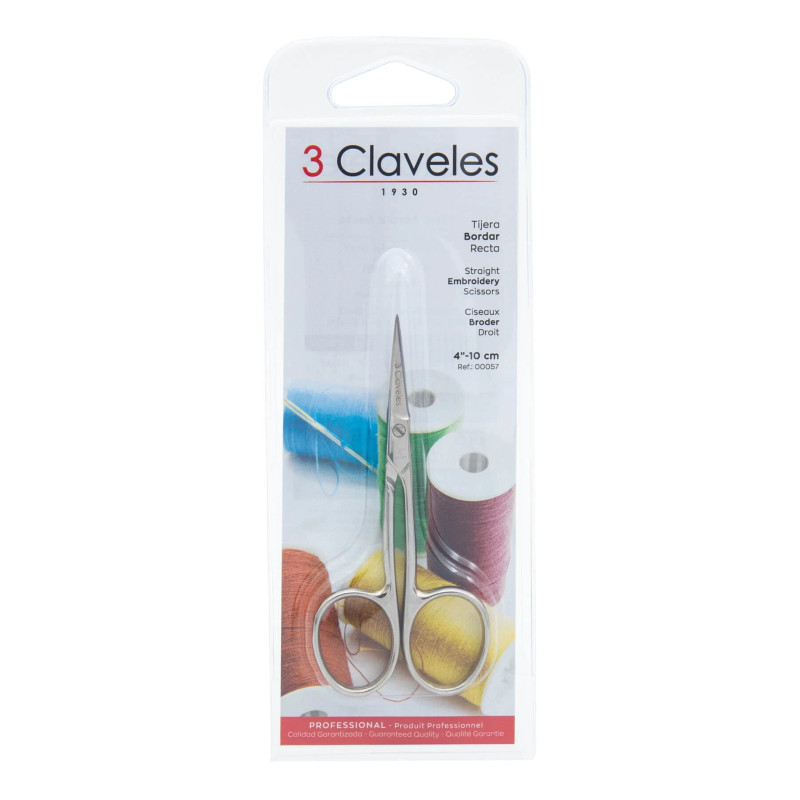 Ciseaux Broder Droit | 3 Claveles