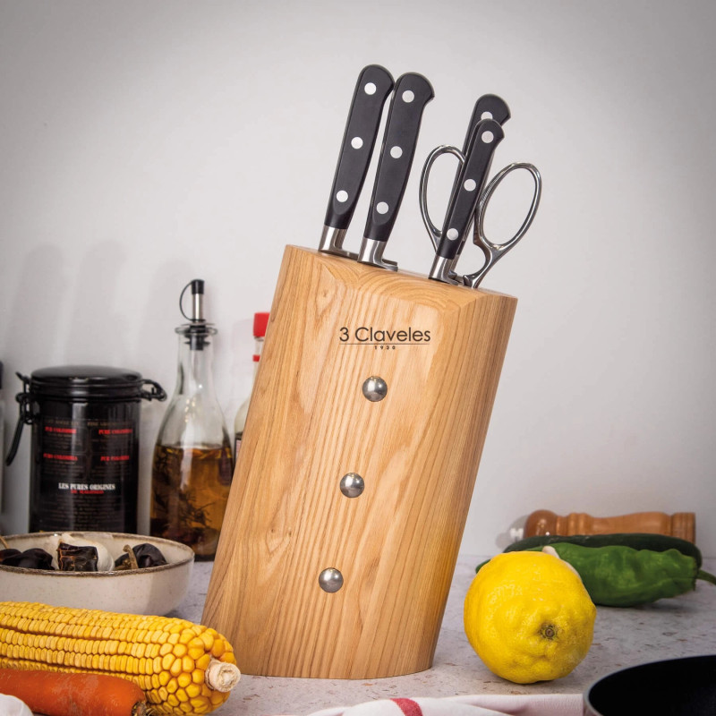 Ash Forgé Cutlery Block | 3 Claveles