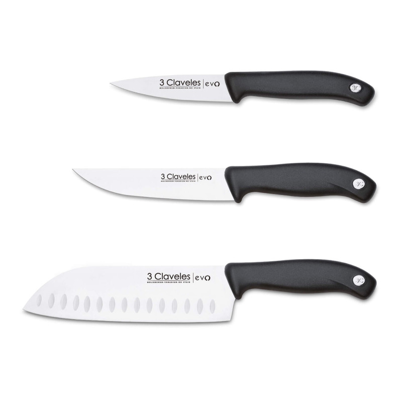 Set 3 Evo Kitchen Knives