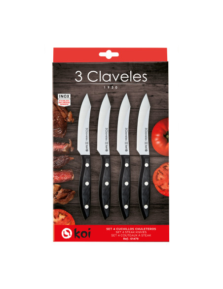 Set 4 Koi Steak Knife