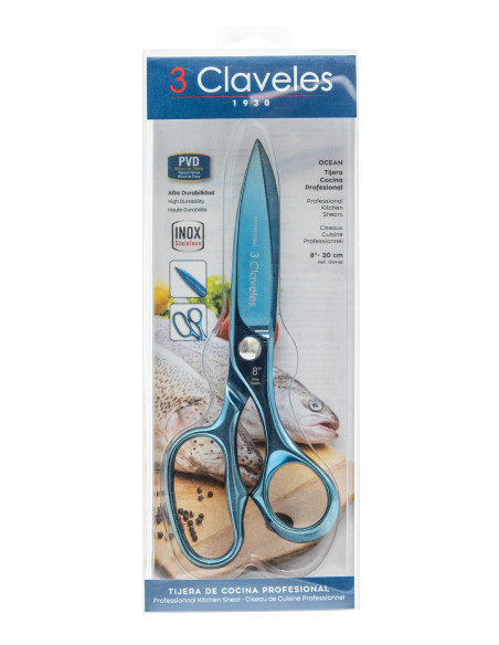 Ciseaux Cuisine Ocean | 3 Claveles